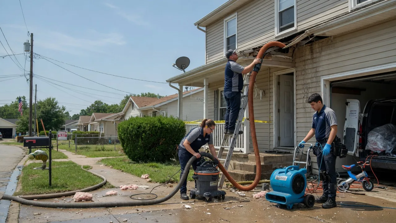 Water Damage Restoration in Halliday, ND near me